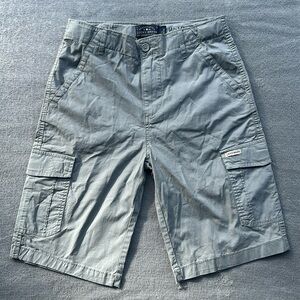 Lucky Brand Boys Gray Cargo‎ Shorts Size Large 14/16